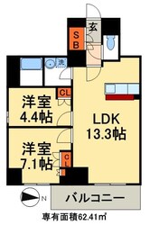 プライムアーバン亀有の物件間取画像